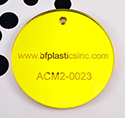 BF Extruded Acrylic 1/8" Yellow Mirror (1-sided gloss)